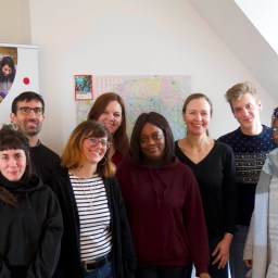Théo, Audrey et Mariam, volontaires en service civique chez Benenova IdF